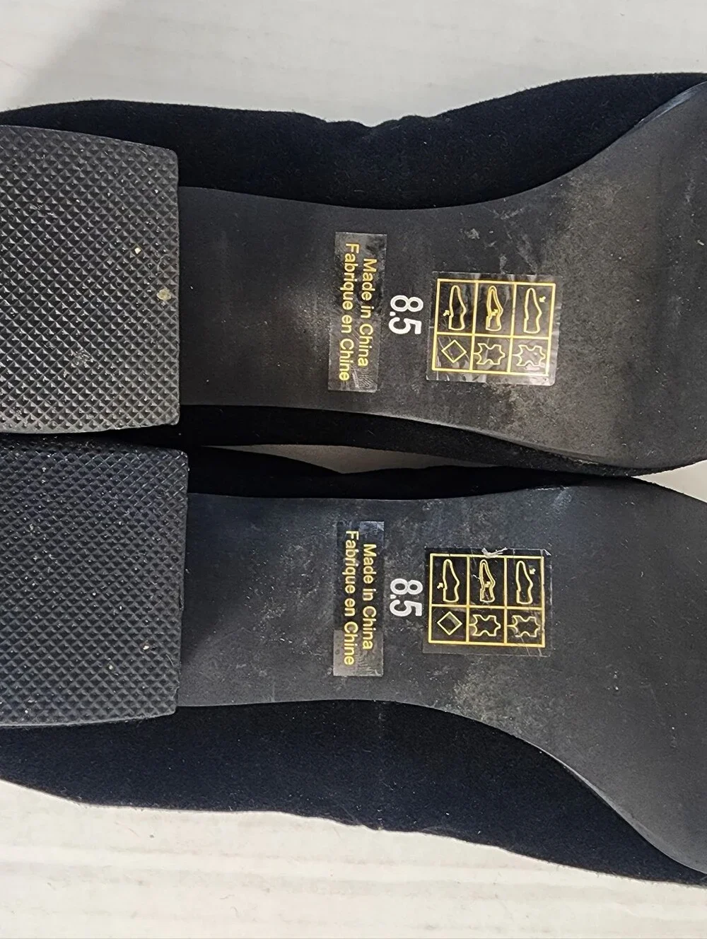 Jeffrey Campbell Black Suede Ballet Flats Women's Size 8.5.
